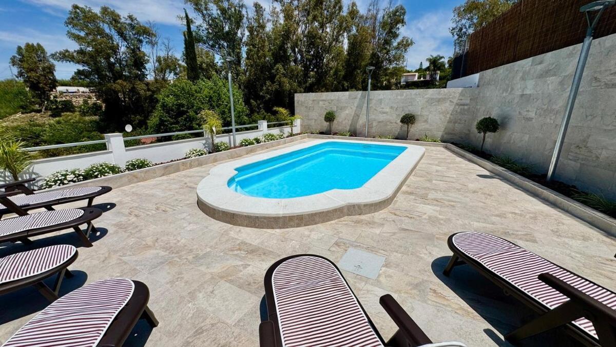Casa Rural De Diseno Con Piscina Y Barbacoa Málaga Exterior foto